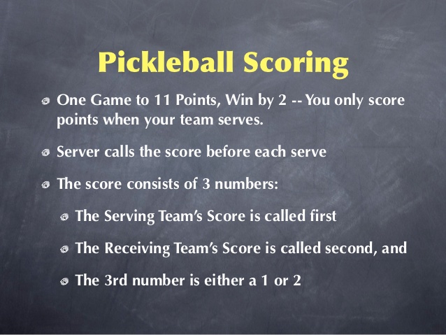 How to score in Pickleball
