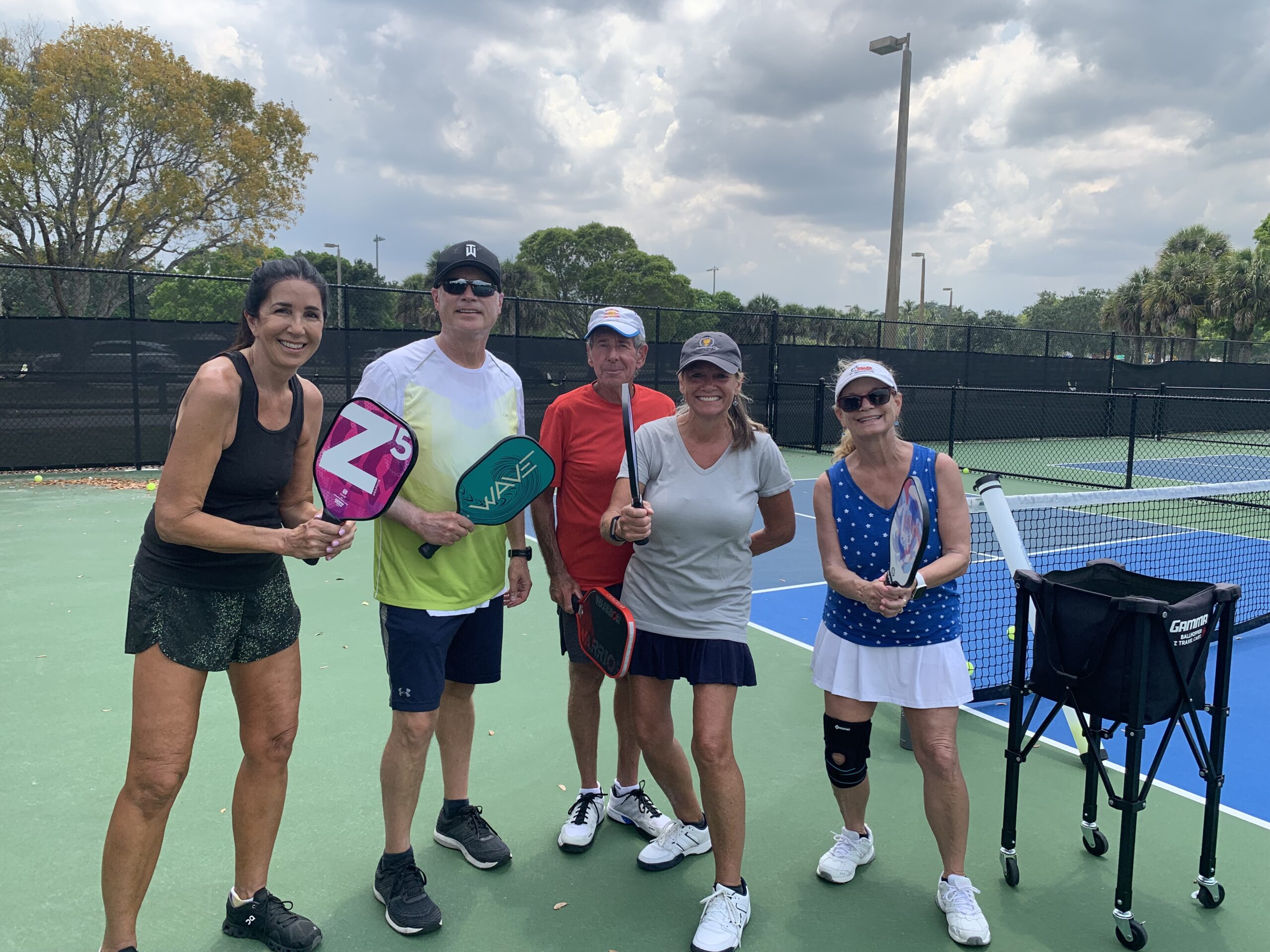 bob-with-lisa-marsy-angie-and-joe-after-a-beginners-pickleball-clinic-in-boca-raton-florida