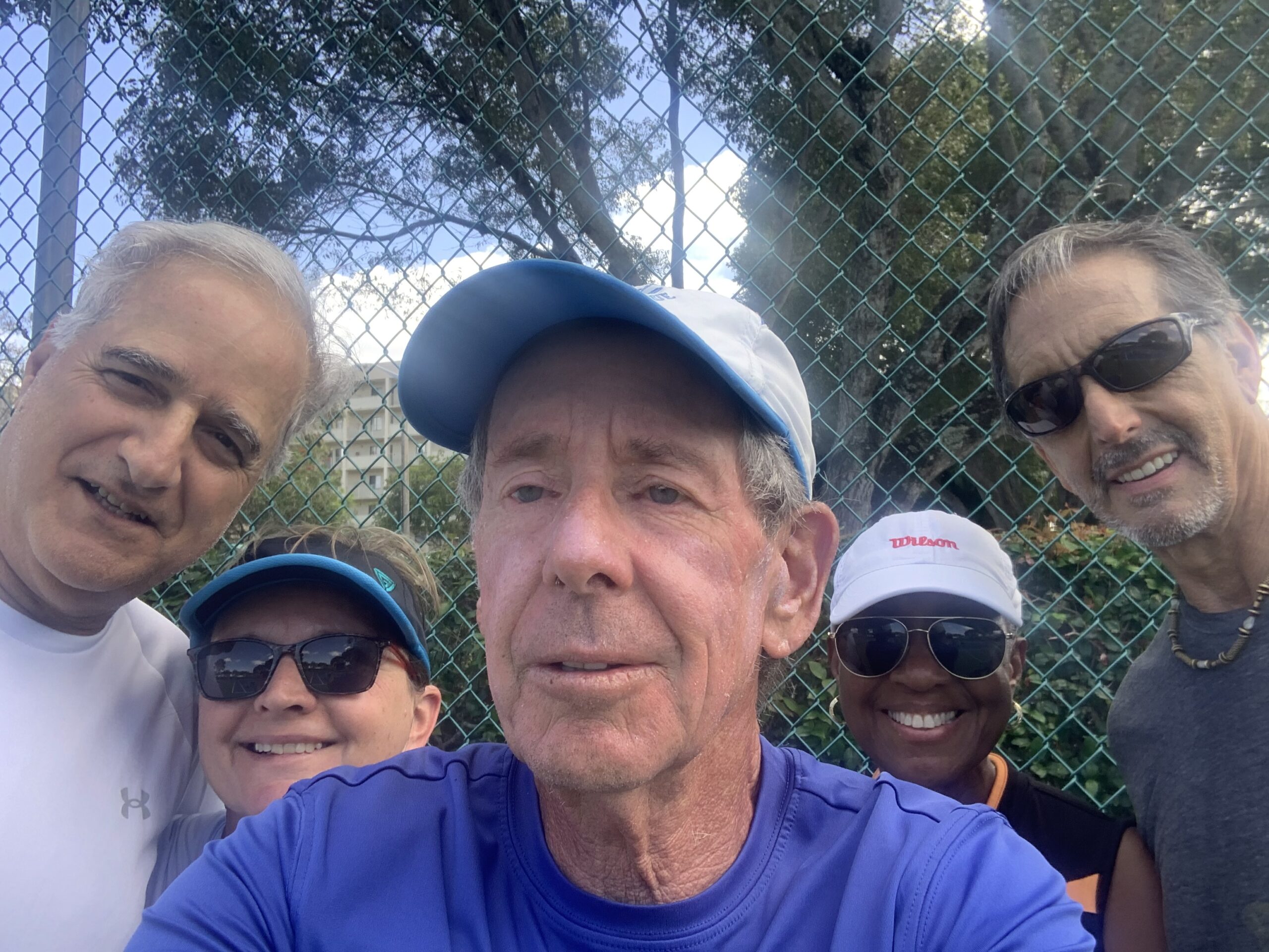 Bob-with-Patricia-Tama-Geoff-and-Ted-after-an-Advanced-Beginners-Clinic-in-Delray-Beach-FL