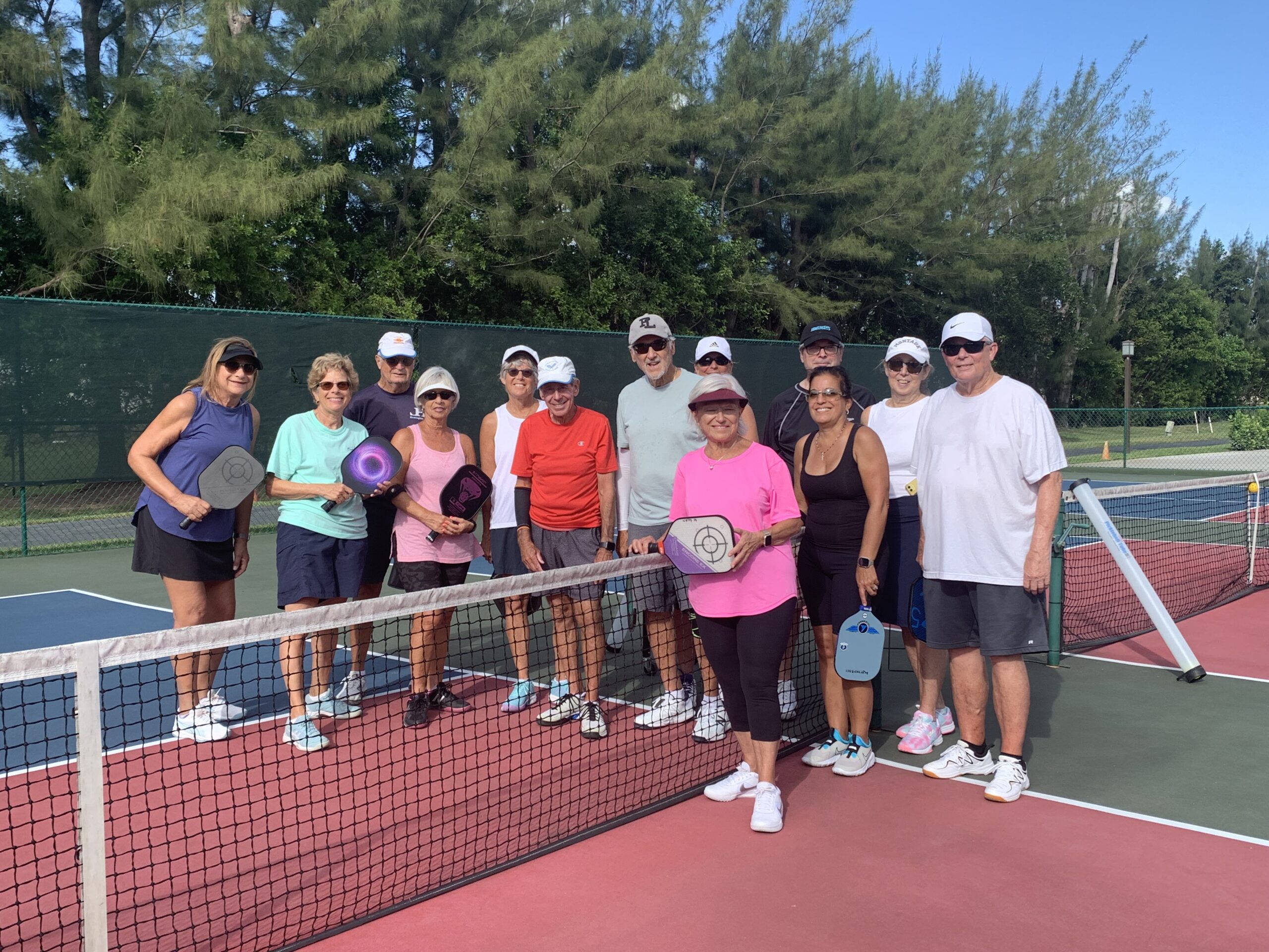 Two more successful intermediate pickleball clinics in Delray Beach, FL. with 25 avid pickleball players wanting to improve their game!