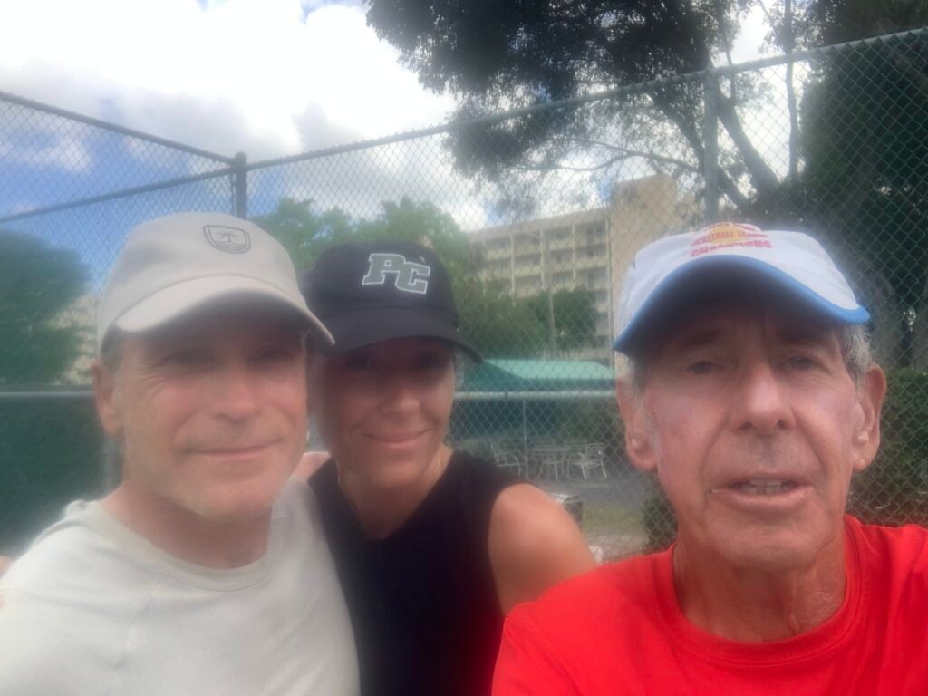 Bob with Jon and Liz after a semi-private lesson in Delray Beach, FL