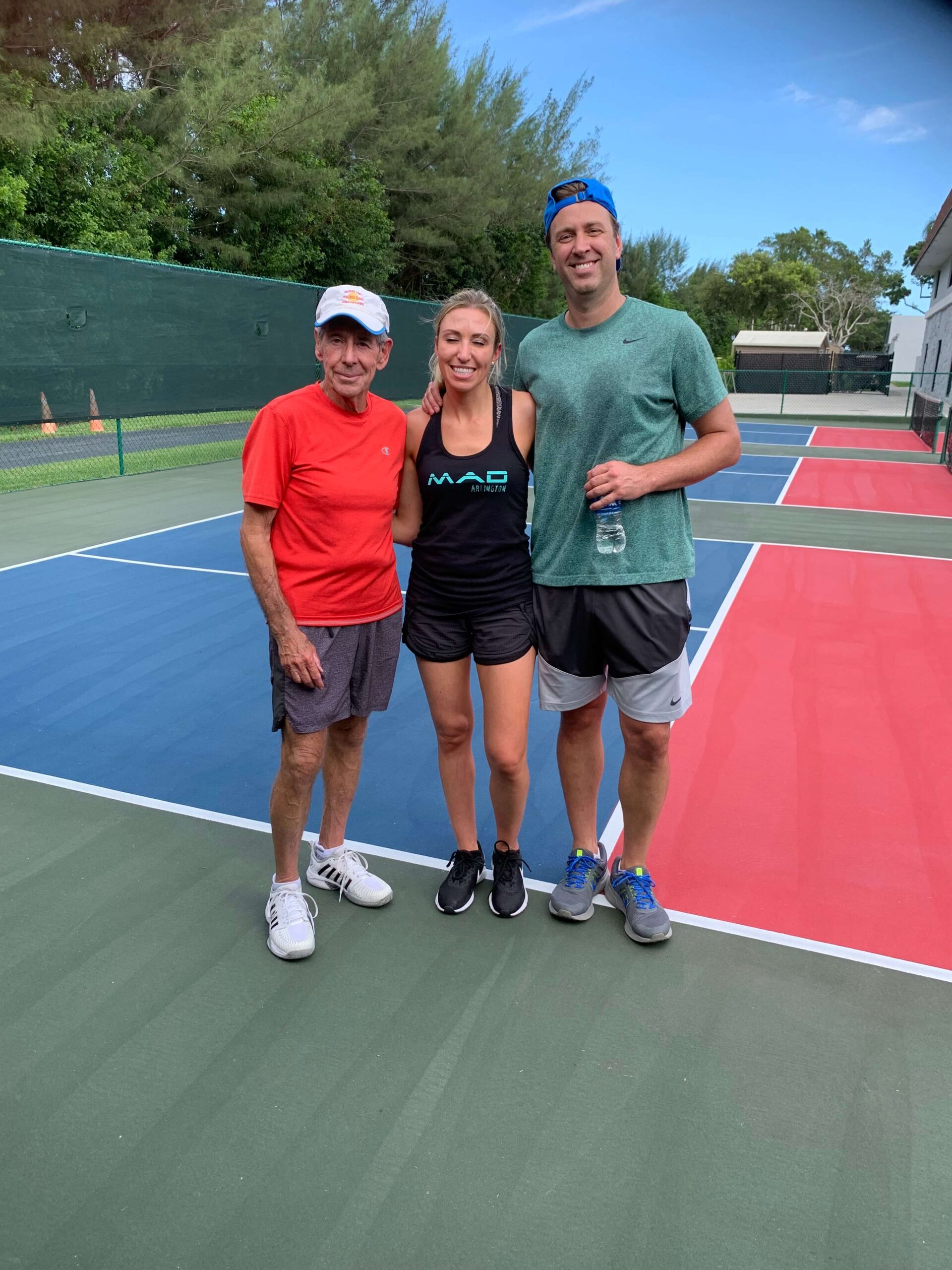 Terrific beginners pickleball lesson with Jon and Ashley in Delray Beach, FL